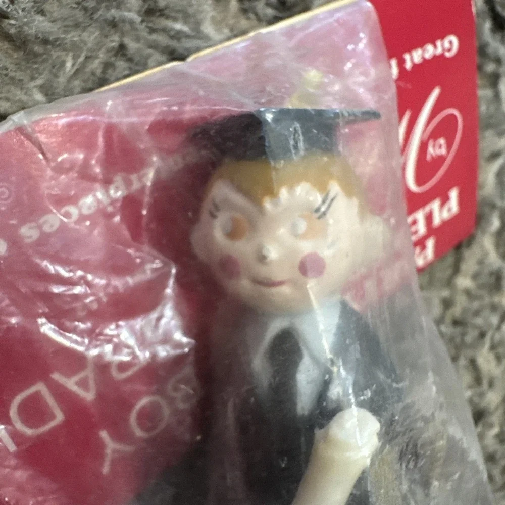 RARE Vintage Wilton Graduation Boy Cake‎ Topper New In Bag- Party Pleasers